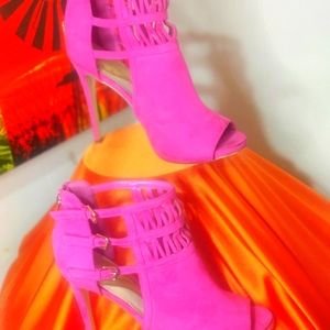 Pink boots